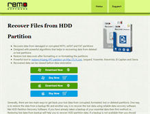 Tablet Screenshot of hddpartitionrecovery.com